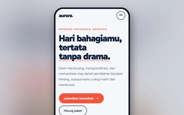 Pratinjau Aurora Wedding Organizer