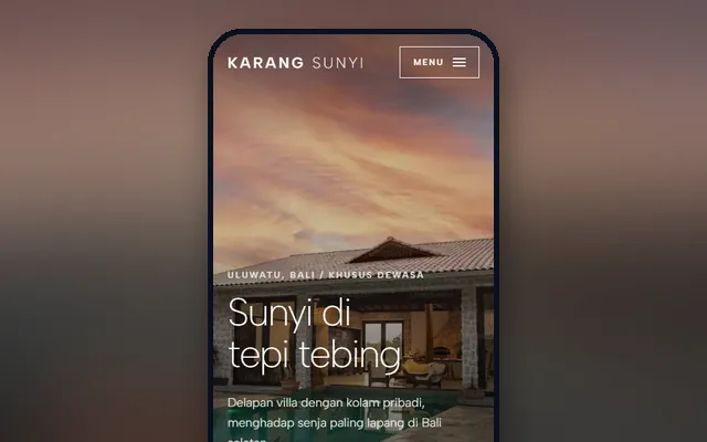 Pratinjau Karang Sunyi Villas
