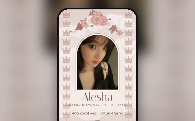 Pratinjau Rose Gold Tiara