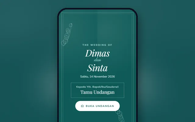 Pratinjau Undangan Pernikahan Digital